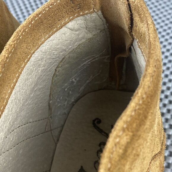 Free People Ankle Boots Booties Womens Size 37 Brown Zipper Pointed Toe Casual - Picture 10 of 13